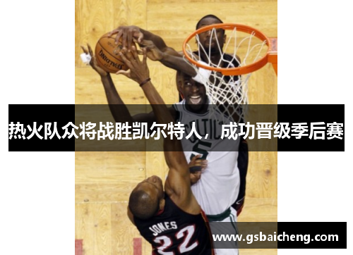 热火队众将战胜凯尔特人，成功晋级季后赛